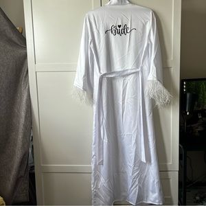 White Bride Robe